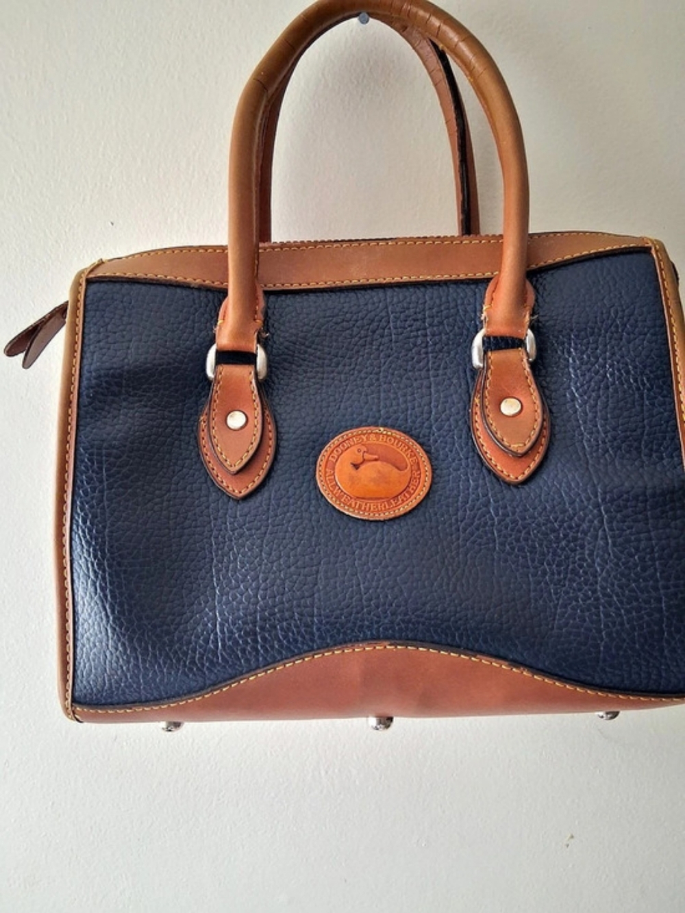 Dooney & Bourke Vintage All-Weather Leather Zip Top Satchel